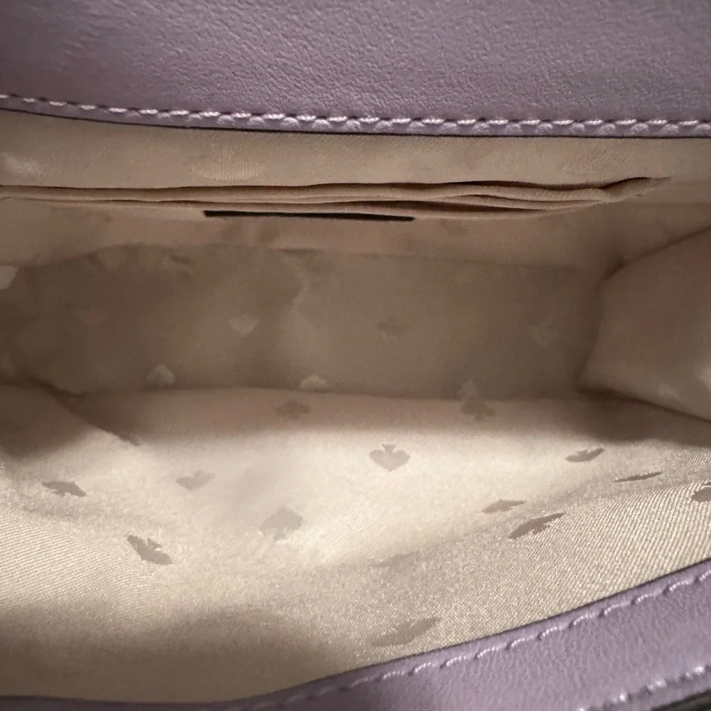 Kate Spade Natalia Quilted Square Bag Lavender
